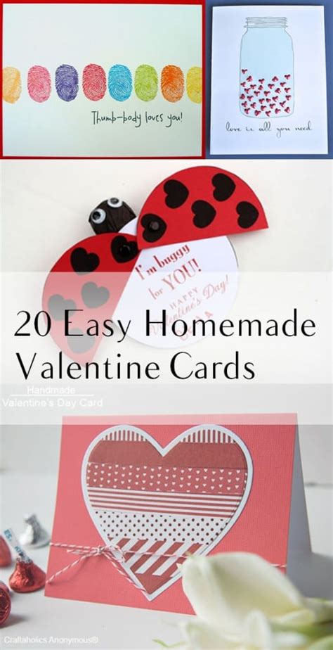 Valentine Day Cards To Make 10 Adorable Diy Valentines Day Cards To