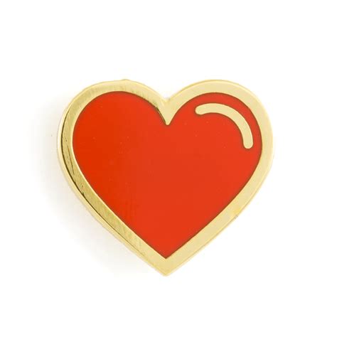 Red Heart Pin These Are Things