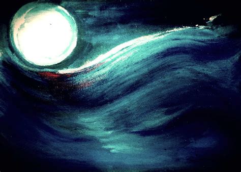 Image Gallery Moon Abstract Art