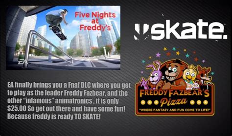 Fnaf Dlc For Skate 3 Fanmade Fivenightsatfreddys