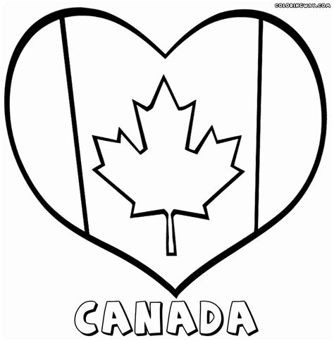 Bandera De Canada Para Colorear Images