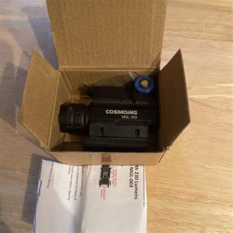 Cosmoing Rail Mounted Pistol Red Laser Light Combo New Mgl 003 Ebay