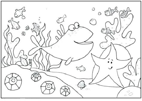 These smart sea mammals breathe air, but live underwater. Underwater Scene Coloring Pages at GetColorings.com | Free ...