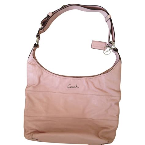 Coach Light Pink Shoulder Bag Lambskin Ref24303 Joli Closet