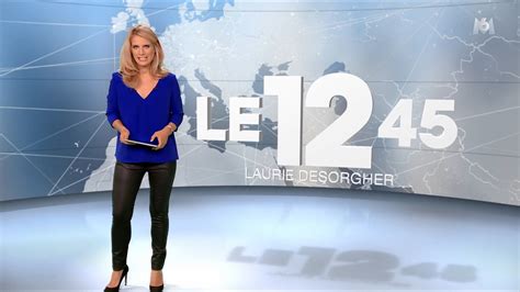 Laurie Desorgher French Presenter Leather Pants Youtube