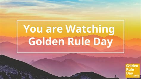 golden rule day 2019 recap — golden rule project