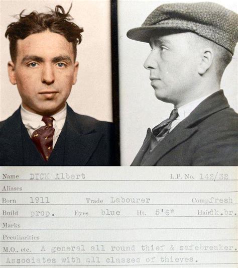 Vintage Mugshots Of Criminals Caught By Scotland Yard 11