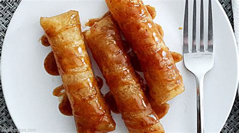 Turon Filipino Banana Spring Rolls Aeslinbakes