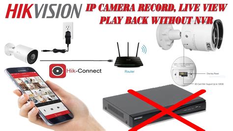 Hikvision Ip Camera Connect Without Nvr Memory Card Recording Live
