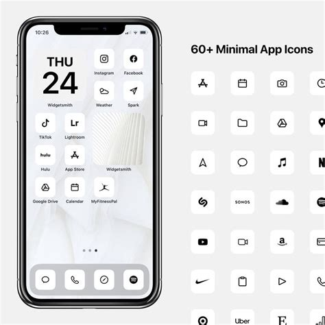 Minimalist App Icons Ios