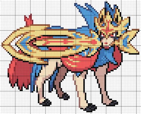 Zacian In 2023 Pokemon Cross Stitch Patterns Pokemon Cross Stitch