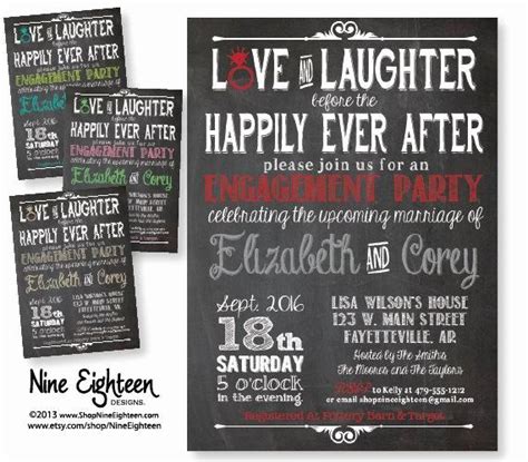 After Party Invitation Wording Awesome Items Similar To Love And Laughter