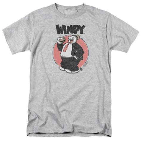 POPEYE WIMPY T Shirt Mens Licensed Sailor Man IDW Comic Tee Sport Gray PicClick