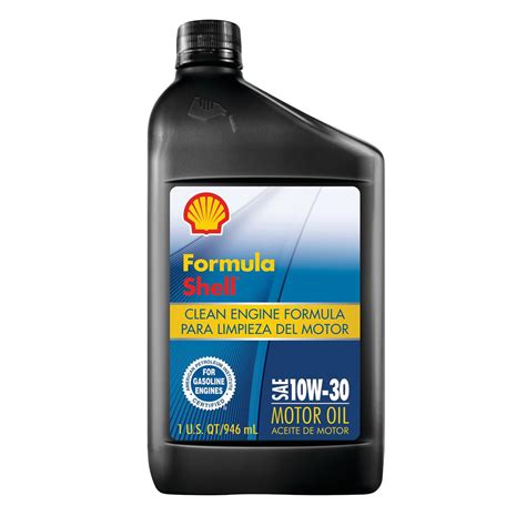 Formula Shell Conventional 10w 30 Motor Oil 1 Quart