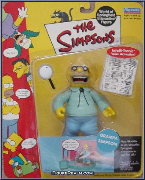 Grampa Simpson Simpsons Series 1 Playmates Action Figure