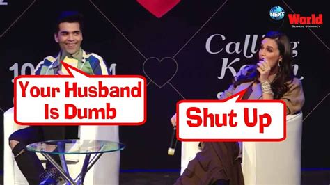 Calling Karan Season 2 Karan Johar Angry Reaction On Neha Dhupia Marriage Ranvijay Imtiaz