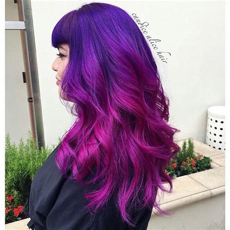 10 Purple Magenta Ombre Hair Fashionblog
