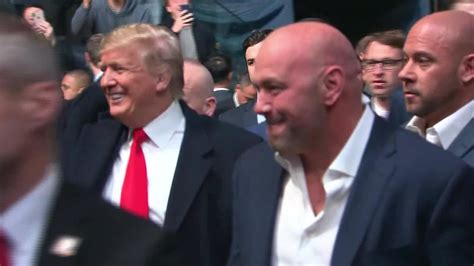 Trump Receives Boos And Cheers At Ufc Fight Cnn Video