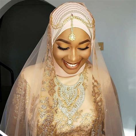 Nigerian Muslim Bridals Hijabi Brides Muslim Wedding Gown Muslim