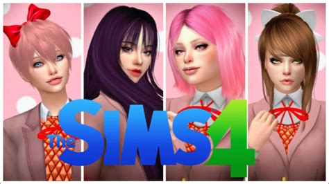 Sims 4 Doki Doki Literature Club Fozsc