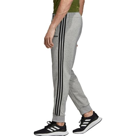 Adidas Adidas Mens Essentials 3 Stripes Fleece Jogger Pantmedium