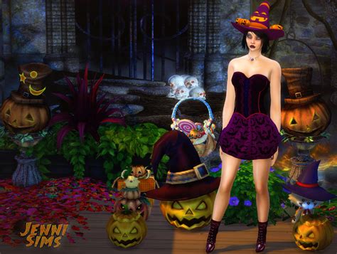 Jennisims Downloads Sims 4decoration Happy Halloween Sims 4