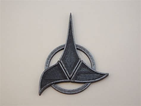 Klingon Emblem Painted Etsy