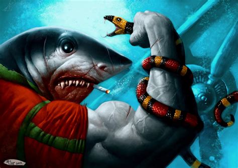 Sharks Snakes And Planes By Spinebender On Deviantart