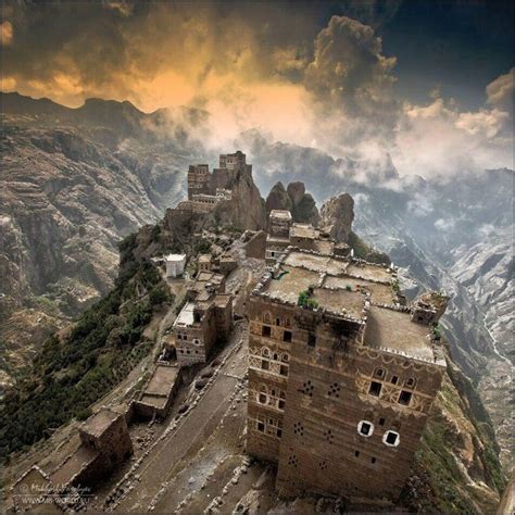 Village In Yemen Yemen Places To Visit Scenery
