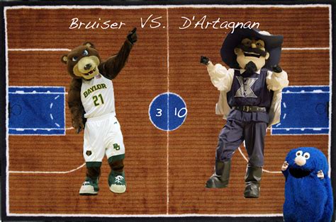 Baylor university has a licensed zoo on campus in order to keep their two mascots: Jeffrey the Great!: MARCH MADNESS WITH MASCOTS: THE SWEET SIXTEEN