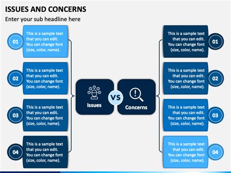 Issues And Concerns Powerpoint Template Ppt Slides