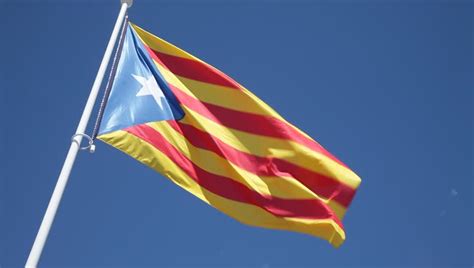 Independent Catalan Flag Stock Footage Video 100 Royalty Free