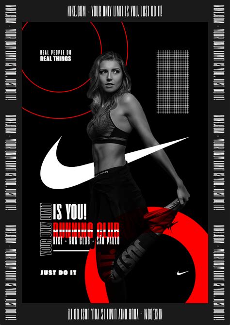 Nike Poster Collection Nike Run Club SÃo Paulo On Behance Nike