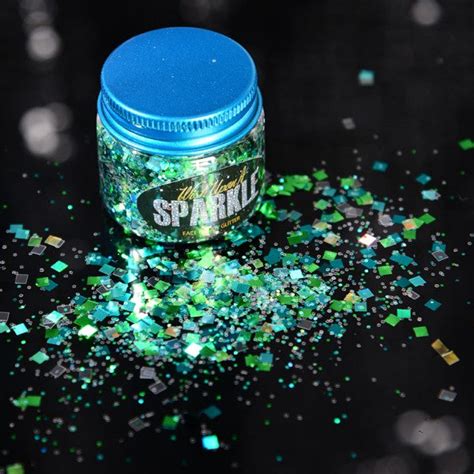 Aqueous Disco Green And Blue Glitter Blend 10g Wish Upon A Sparkle