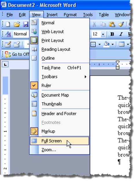 View Menu In Ms Word 2003 In 2022 Microsoft Office Word Office Word