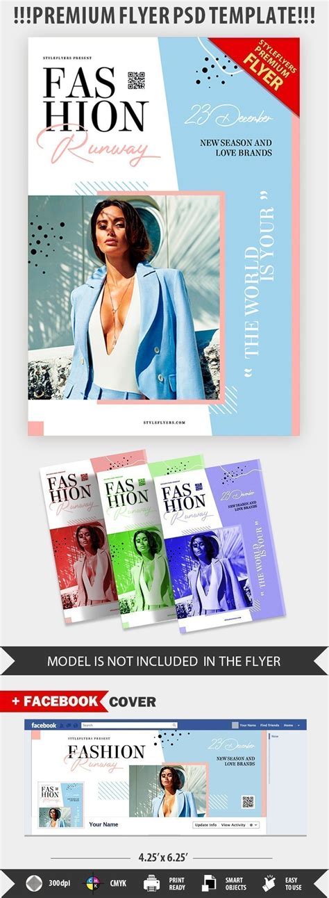 Fashion Runway Psd Flyer Template 33005 Styleflyers