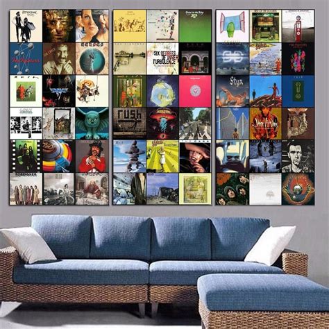Classic Rock Posters And Prints Framed Rock And Roll Canvas Etsy
