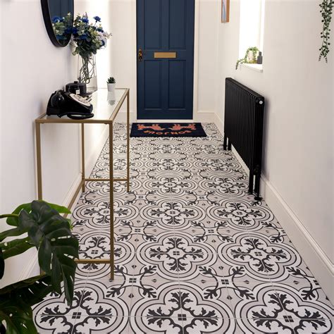 Darlington Charcoal Ceramic Pattern Tiles Walls And Floors
