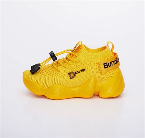 Bundle Of Joy Yellow Drip Footwear