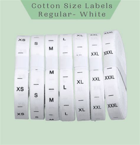 One Size Fits All Labels Woven Size Labels Labelyze