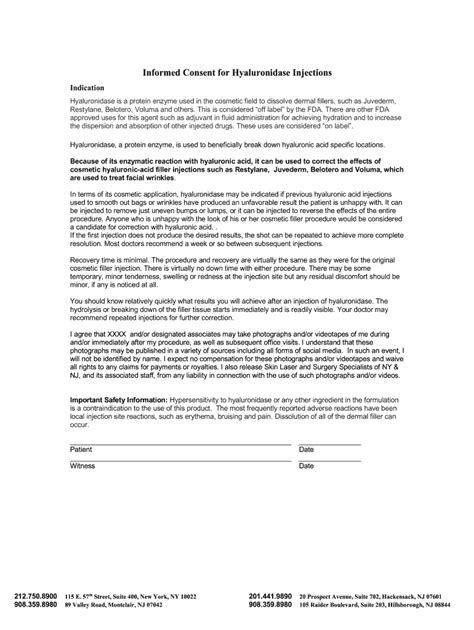 Hylenex Consent Form Fill Out And Sign Printable Pdf Template Signnow