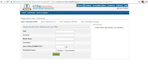 Income Tax Department Portal Login Registration Guide