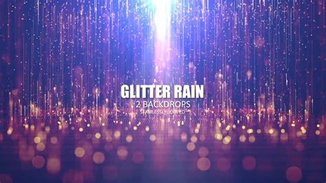 Glitter Rain Stock Motion Graphics Motion Array
