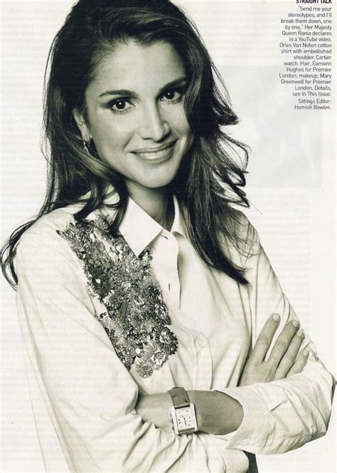 Queen Rania Vogue March 2009 Queen Rania Her Majesty The Queen Elegant Woman