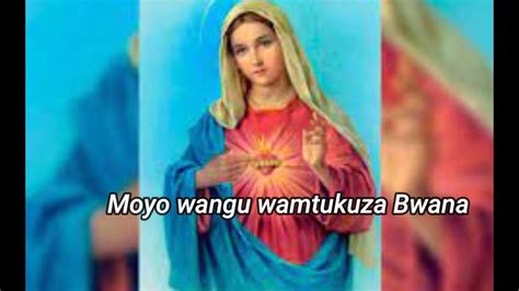 Moyo Wangu Wamtukuza Bwana Lyrics Video Youtube