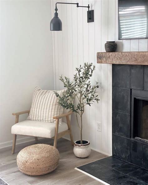 Black Tile Fireplace With Sitting Area Soul And Lane