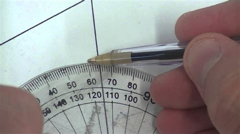 Using A Protractor To Measure Angles Youtube