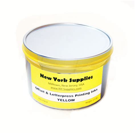 Yellow Offset And Letterpress Printing Ink 25 Lbs Ebay