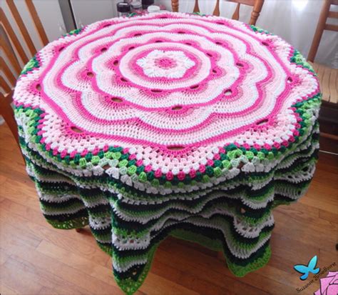 Rose In Bloom Mega Afghan Crafts Crochet Blanket Patterns Rose