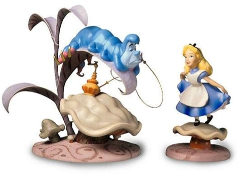 Wdcc Disney Classics Alice In Wonderland Caterpillar And Alice Who R U